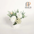 Apoliv - AVIVA ARTIFICIAL POTTED FLOWER BOUQUET 8''X8''
