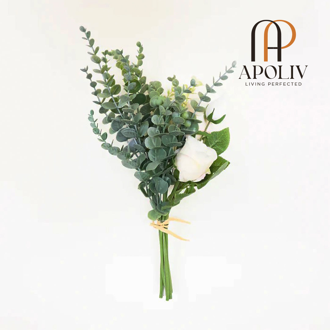 Apoliv - LAZAR ARTIFICIAL FLOWER BOUQUET 18''X7''
