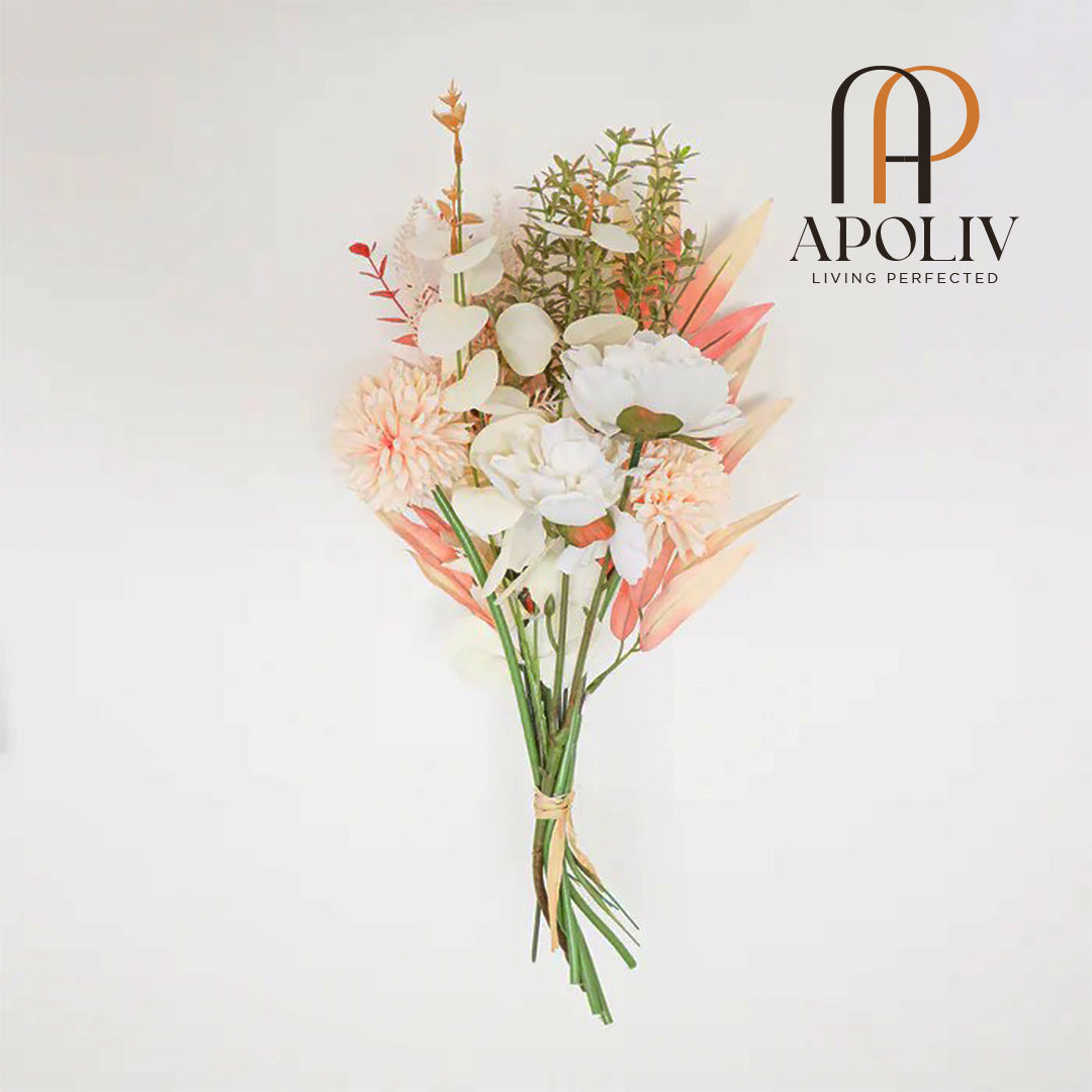 Apoliv - MADDIE ARTIFICIAL FLOWER BOUQUET 18'' X 8''