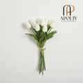 Apoliv - NIRA ARTIFICIAL 10PCS TULIP BOUQUET 13''X5''