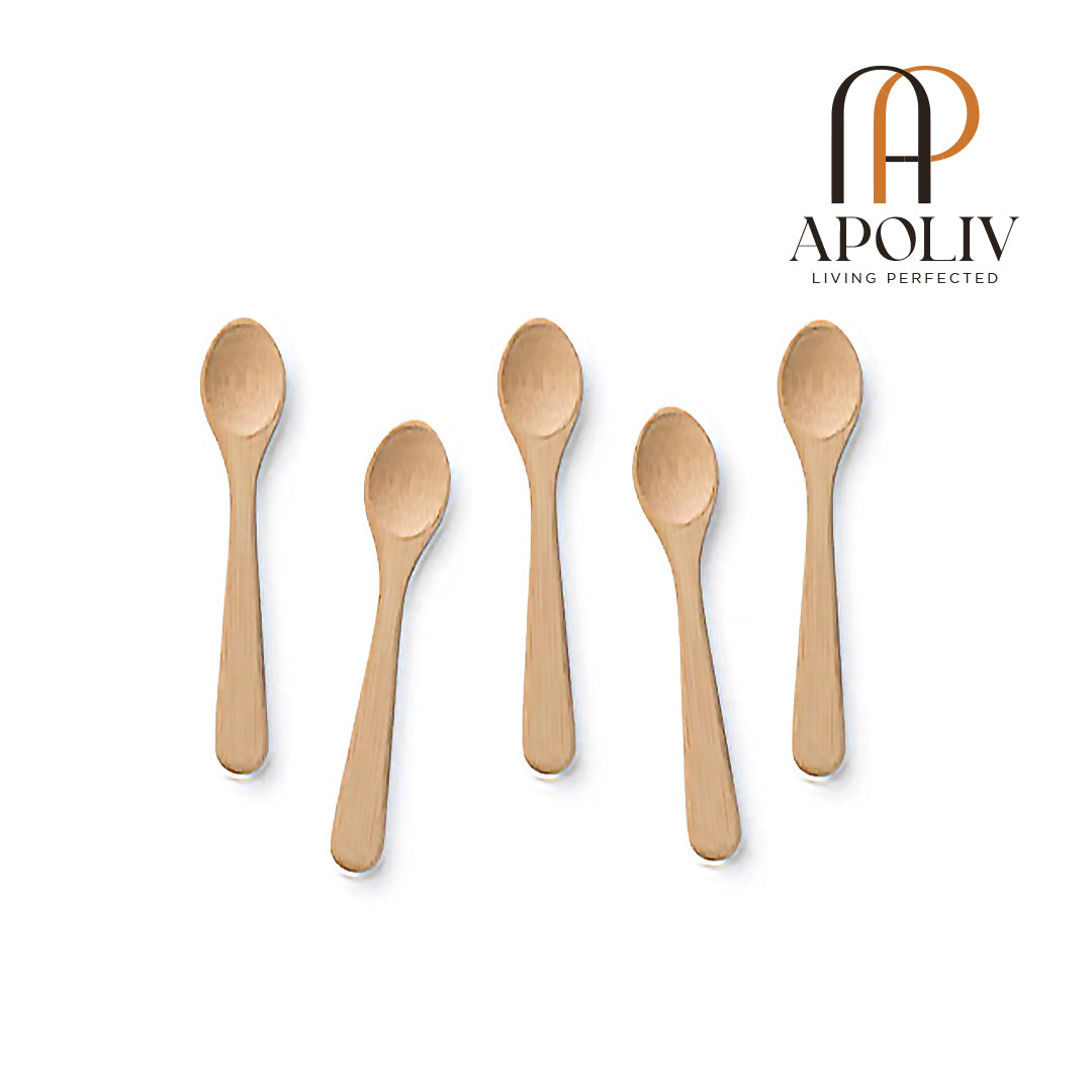 Apoliv - Bamboo Teaspoons (set of 5)