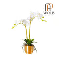 Apoliv - GLADIOLA FAUX POTTED ORCHID FLORAL