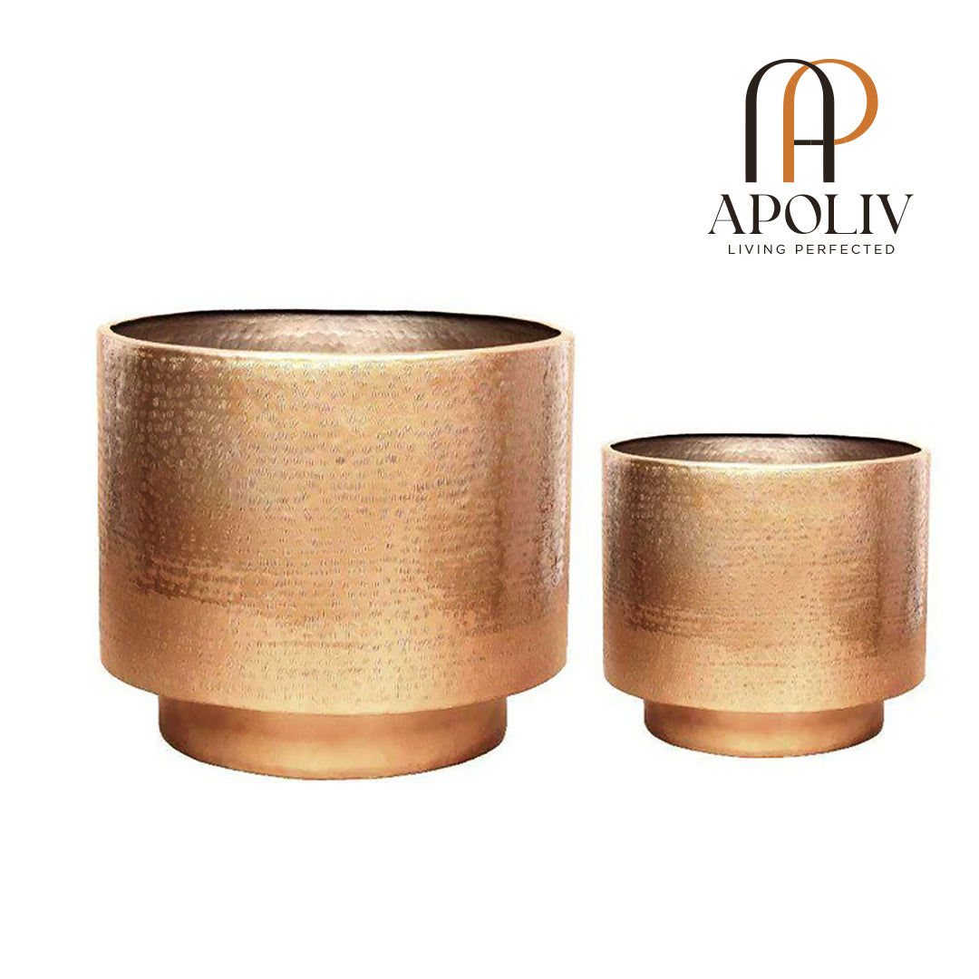 Apoliv - SAGI - BRASS MID-CENTURY FLOOR PLANTER